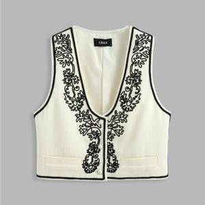 🤍SOLD🤍 CIDER embroidered vest